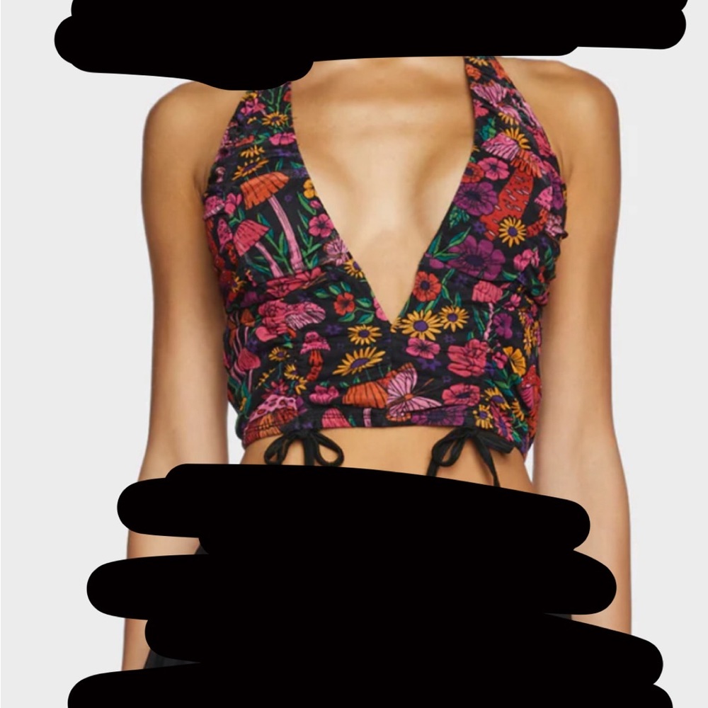 🆕Daydreamer Floral Halter Top - medium
